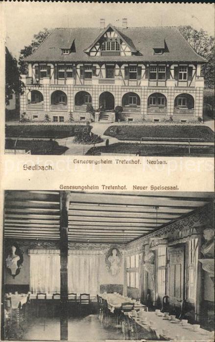 Seelbach Schutter Genesungsheim Tretenhof Neubau und Speisesaal