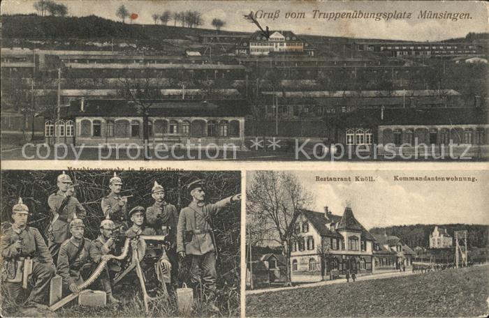 Muensingen Truppenuebungsplatz Soldaten