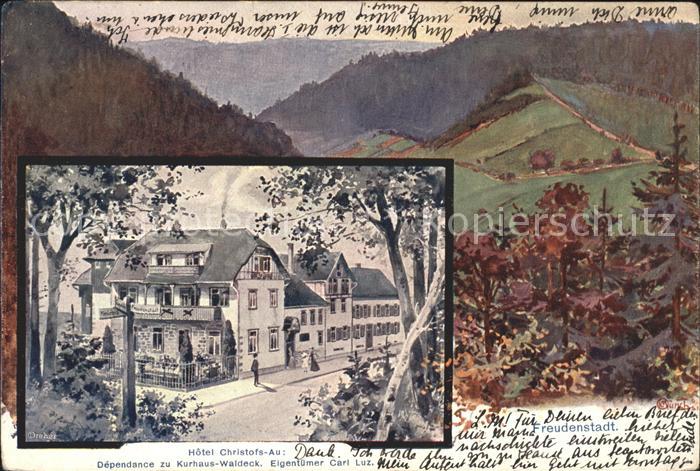 Freudenstadt Hotel Christofs-Au Carl Luz