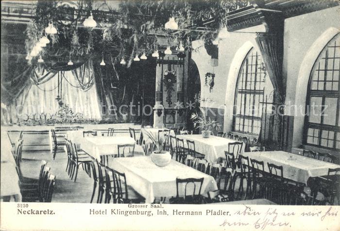 Neckarelz Hotel Klingenburg Grosser Saal Hermann Pfadler