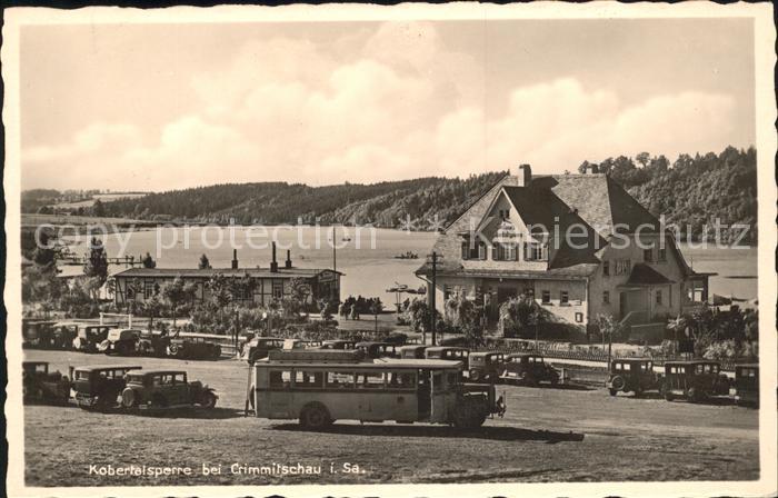 Crimmitschau Kobertalsperre Autos Bus