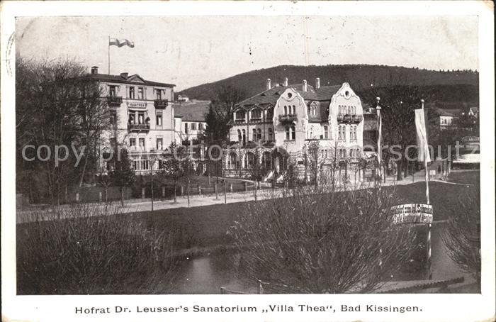 Bad Kissingen Hofrat Dr. Leussers Sanatorium Villa Thea
