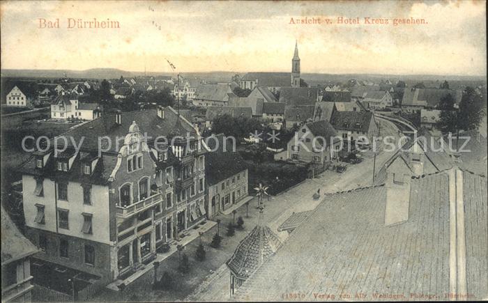 Bad Duerrheim Blick vom Hotel Kreuz