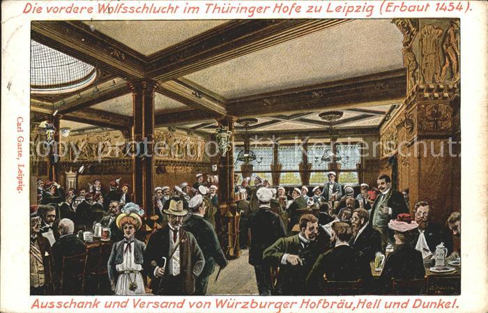 Leipzig Vordere Wolfsschlucht Restaurant im Thueringer Hof