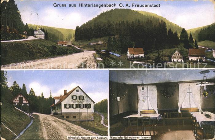 Hinterlangenbach Baiersbronn Restaurant Albrecht zum Auerhahn