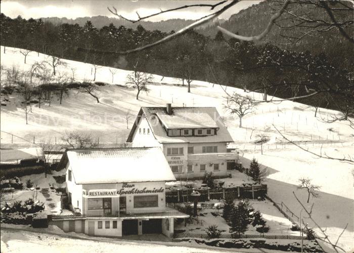 Bad Herrenalb Cafe Restaurant Spechtschmiede Hotel Brunhilde