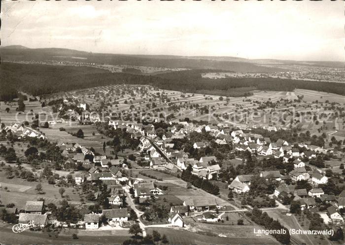 Langenalb Fliegeraufnahme