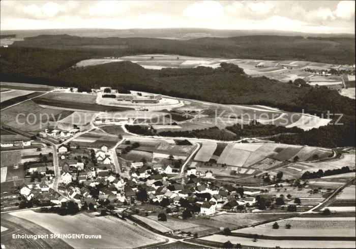 Springen Untertaunus Fliegeraufnahme
