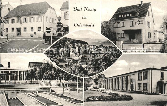 Bad Koenig Odenwald Schoenberger Hof Haus Regina Wandelhalle