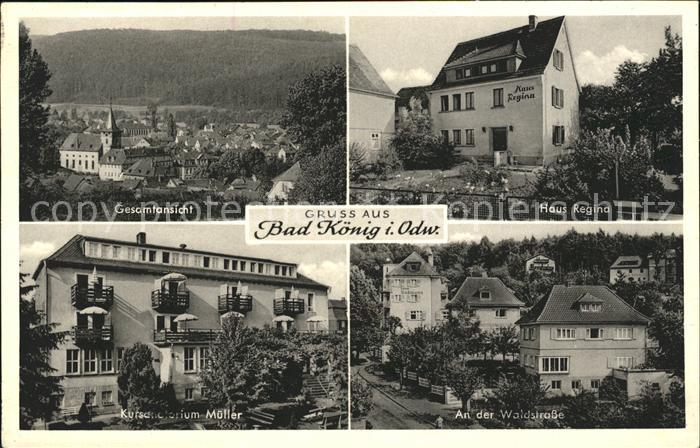 Bad Koenig Odenwald Haus Regina Waldstrasse Sanatorium Mueller
