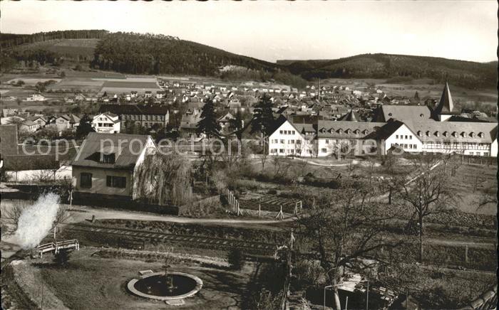 Hoechst Odenwald Blick auf Ev. Jugendzentrum