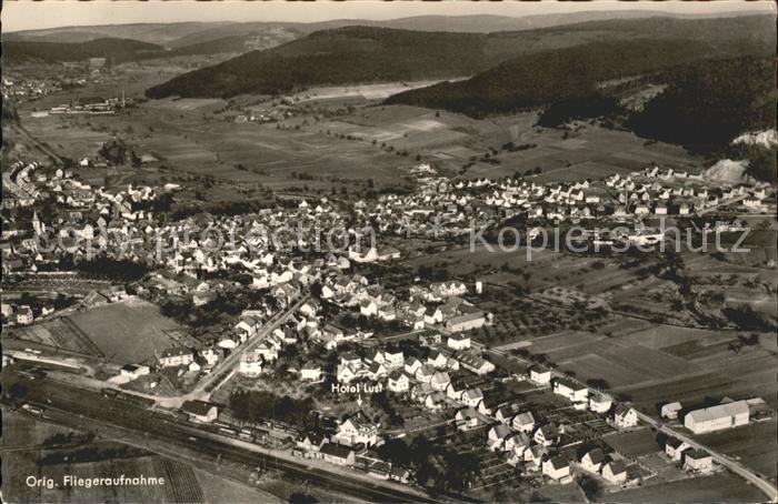 Hoechst Odenwald Fliegeraufnahme Hotel Lust
