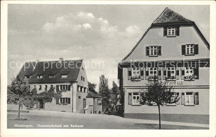 Moessingen Gemeindebad Rathaus