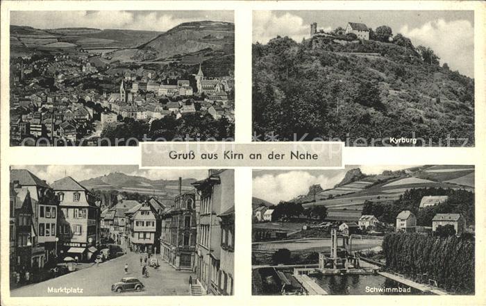 Kirn Nahe Kyrburg Schwimmbad Markplatz
