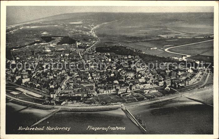 Norderney Nordseebad Fliegeraufnahme