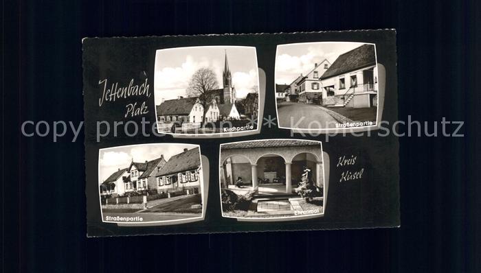 Jettenbach Pfalz Kirchpartie Strassenpartie Ehrenmal