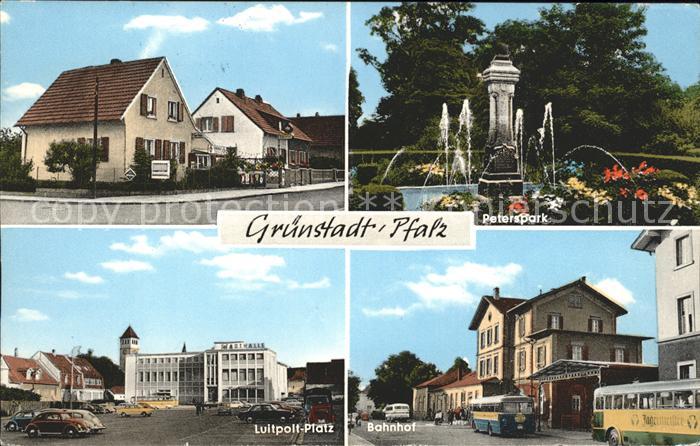 Gruenstadt Peterspark Luitpolt-Platz Bahnhof