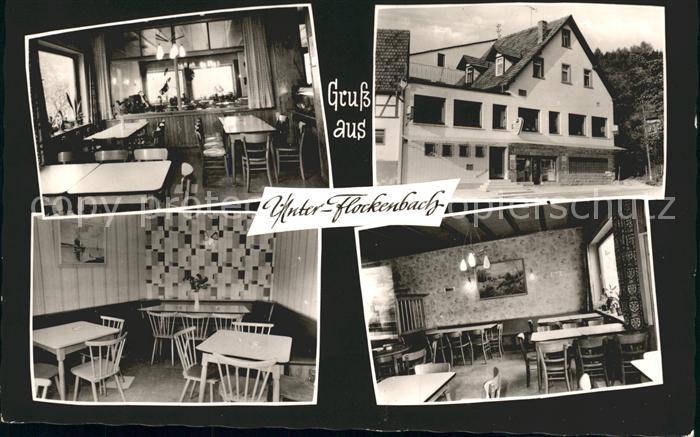 Unter Flockenbach  Gasthaus Metzgerei Zum Flockenbacher Tal