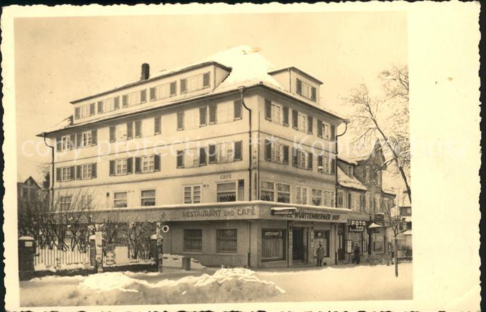 Freudenstadt Wuerttemberger Hof Fritz Muellerschoen