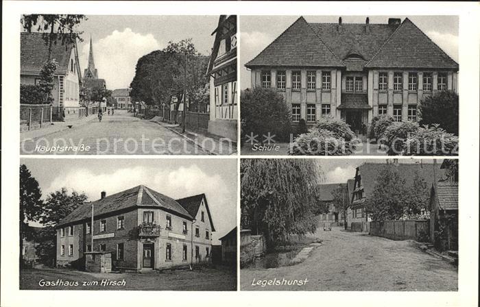 Legelshurst Hauptstrasse Schule Gasthaus zum Hirsch