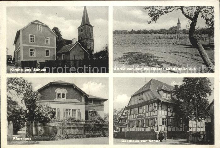 Sand Willstaett Gasthaus zur Sonne