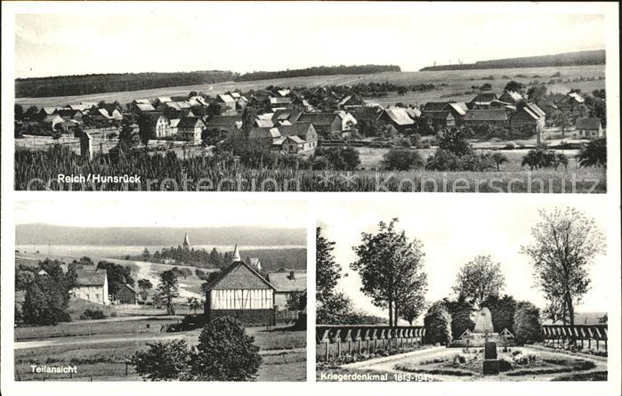 Reich Hunsrueck Kriegerdenkmal