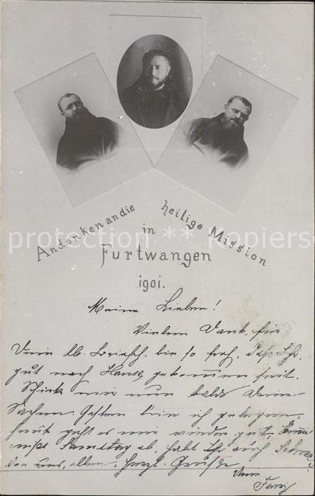 Furtwangen Andenken an die heilige Mission