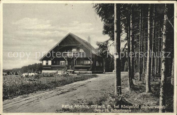 Koenigsfeld Schwarzwald Kaffe Albblick