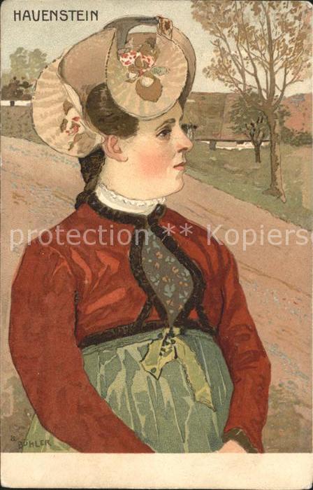 Hauenstein Baden Kuenstlerkarte Buehler