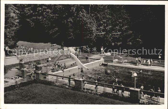 Laufenburg Baden Hohrhein Suedschwarzwald Schweizergrenze Gartenstrandbad