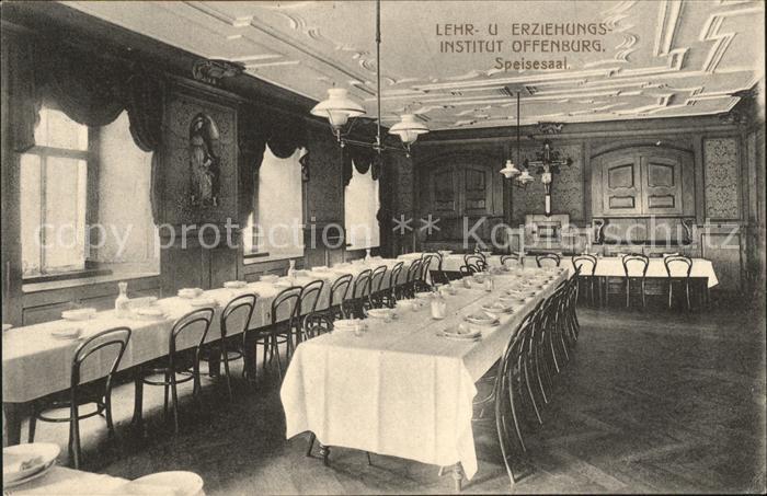 Offenburg Lehr- u. Erziehungsinstitut Speisesaal
