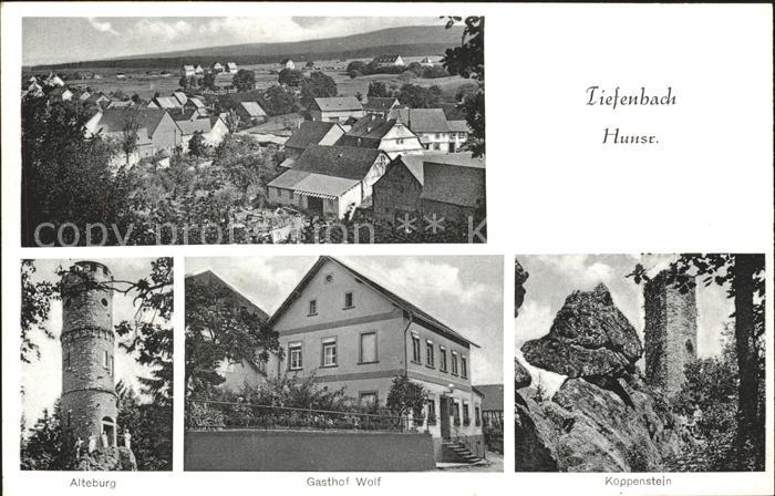 Tiefenbach Hunsrueck Gasthof Wolf