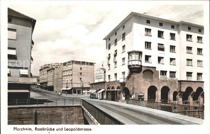 Pforzheim Rossbruecke Leopoldstrasse