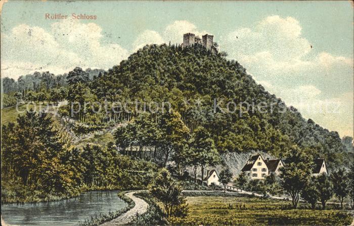 Roetteln Roettelweiler Schloss Litho