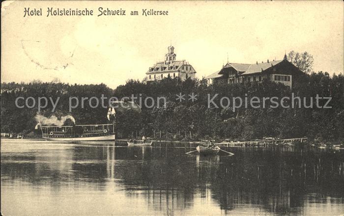 Kellersee Hotel Holsteinische Schweiz Dampfer