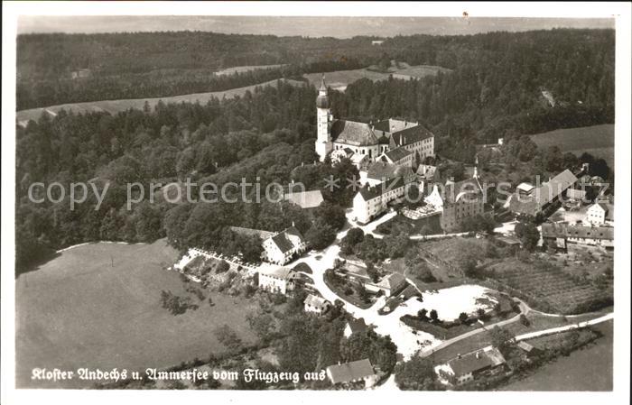 Andechs Kloster Ammersee Fliegeraufnahme