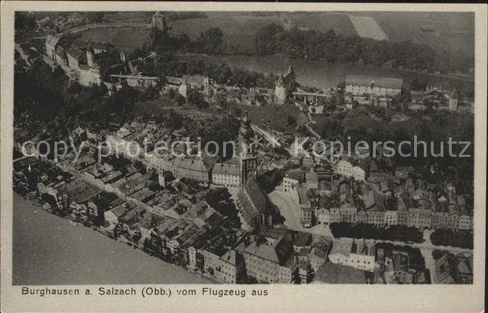 Burghausen Salzach Fliegeraufnahme