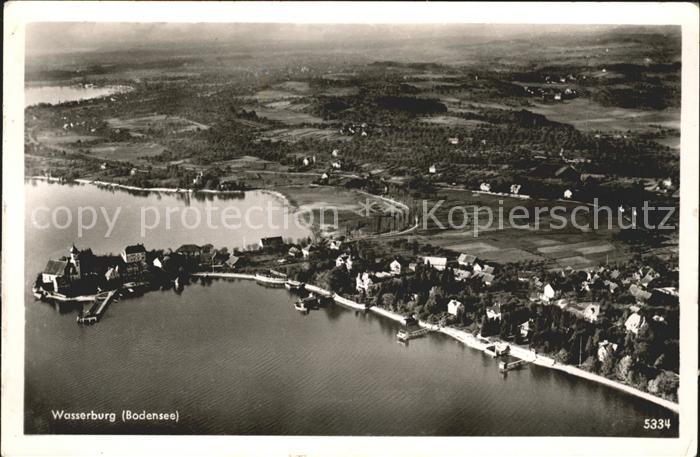 Wasserburg Bodensee Fliegeraufnahme