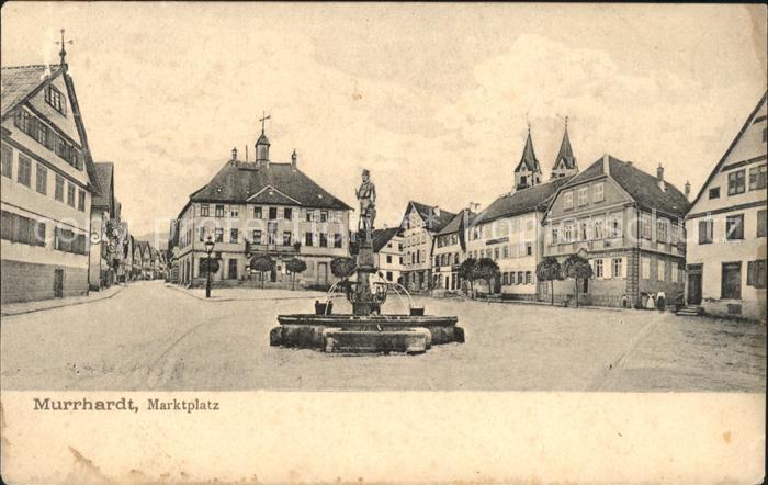 Murrhardt Marktplatz Brunnen