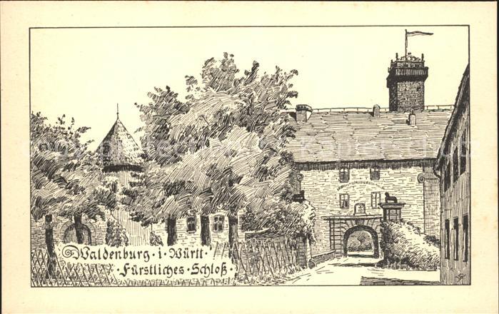 Waldenburg Wuerttemberg Fuerstliches Schloss