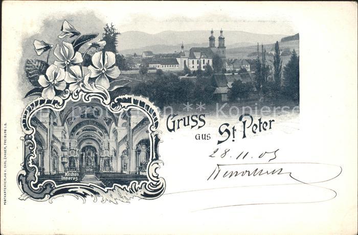 St Peter Schwarzwald Kirch Inneres