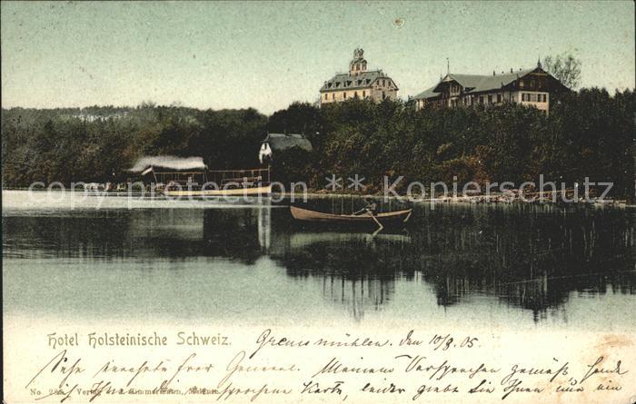 Krummsee Holstein Hotel Holsteinische Schweiz Litho