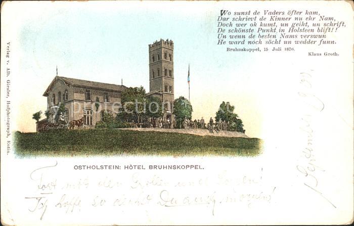 Malente-Gremsmuehlen Hotel Bruhnskoppel Litho