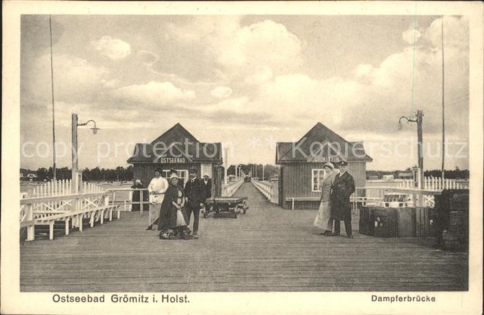 Groemitz Ostseebad Dampferbruecke