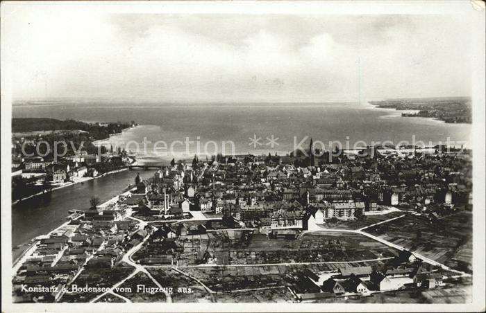 Konstanz Bodensee Fliegeraufnahme