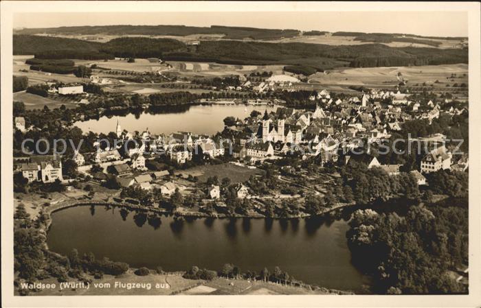 Waldsee Bad Fliegeraufnahme