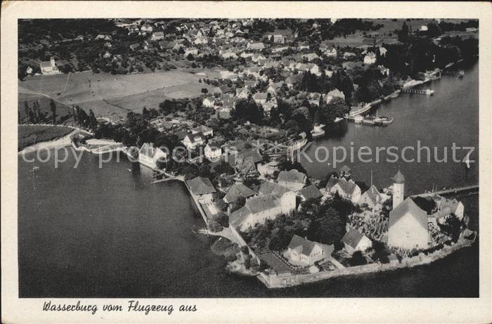 Reutin Lindau Wasserburg Fliegeraufnahme Fremdenheim Wilhelmshoehe