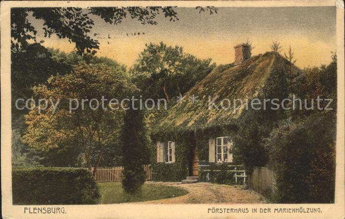 Flensburg Foersterhaus in der Marienhoelzung