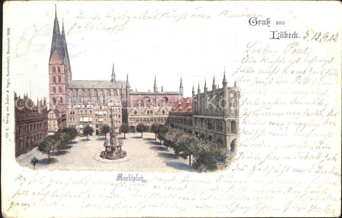 Luebeck Marktplatz