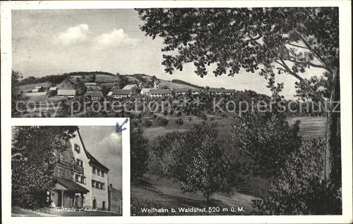 Weilheim Waldshut Gasthaus zum Adler